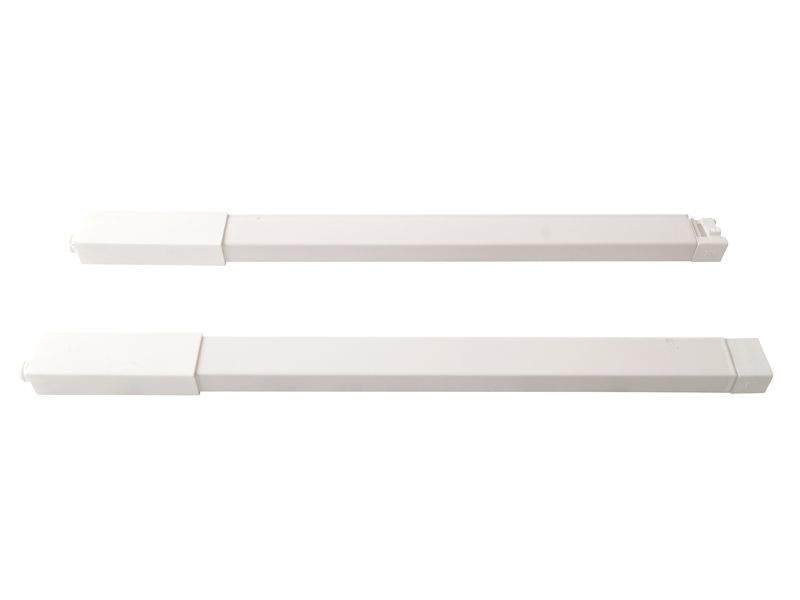 Рейлинги Firmax длина 500 мм, квадратные верхние для ящика Newline, белые