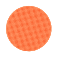 Рельефный поролоновый полировальный диск 85мм, оранжевый