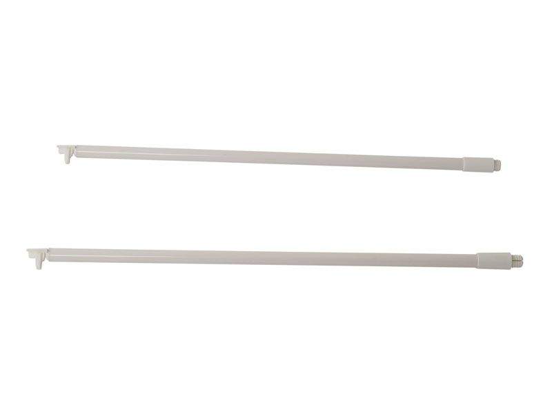 Рейлинги Firmax длина 350 мм, круглые средние для ящика Newline, белые