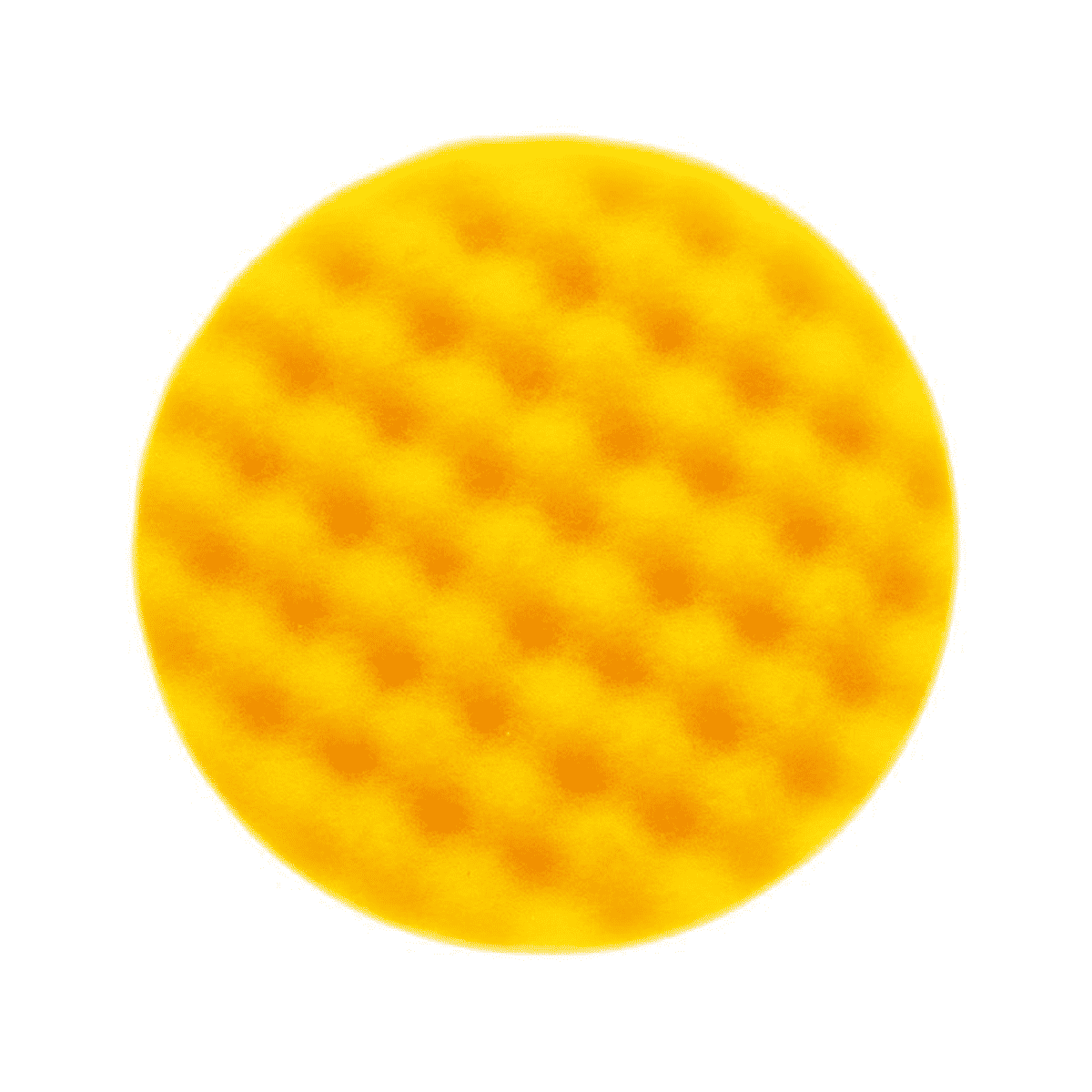 Рельефный поролоновый полировальный диск 85мм, жёлтый
