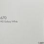 МДФ фасадное полотно Белый галакси 670 2800*1220*18 (глянец) AGT 4гр