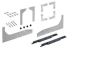 Монтажный комплект slideline s ilent system для 19 мм алюмини евой рамы, цвет черный 9184703 Hettich