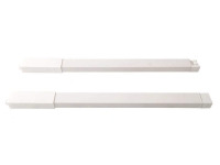 Рейлинги Firmax длина 400 мм, квадратные верхние для ящика Newline, белые