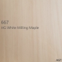 МДФ фасадное полотно Белый клен 667 2800*1220*8 (глянец) AGT 3гр