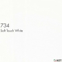 МДФ фасадное полотно Белый soft touch 734 2800*1220*8 (матовый) AGT 2гр