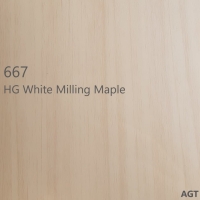 МДФ фасадное полотно Белый клен 667 2800*1220*18 (глянец) AGT 3гр