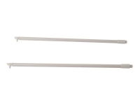 Рейлинги Firmax длина 500 мм, круглые средние для ящика Newline, белые