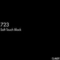 МДФ фасадное полотно Черный soft touch 723 2800*1220*8 (матовый) AGT 2гр